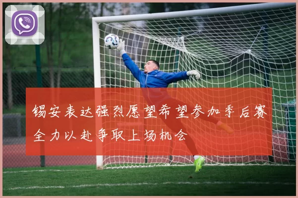 锡安表达强烈愿望希望参加季后赛全力以赴争取上场机会